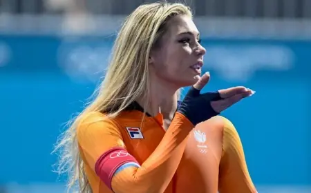 Jutta Leerdam’s Olympic 1000m gold puts Jake Paul fiancée talk back in focus