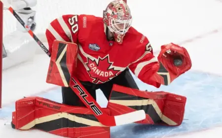 Jordan Binnington to Start for Canada in Olympic Opener Against Czechia
