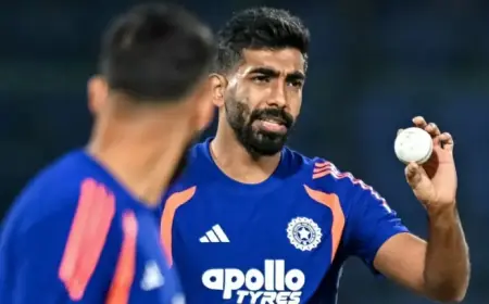 Samson, Bumrah Replace Abhishek, Siraj for Namibia Bowling Match