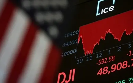 Why is the stock market down today: Nasdaq slides as tech and software selloff deepens, earnings disappoint, and rate-cut hopes fade