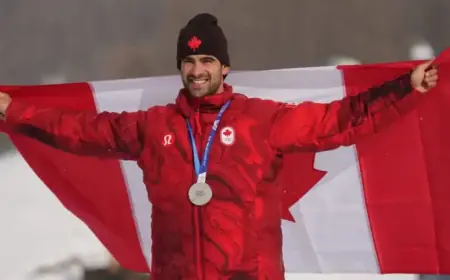 Eliot Grondin Secures Olympic Silver in Snowboard Cross for Canada