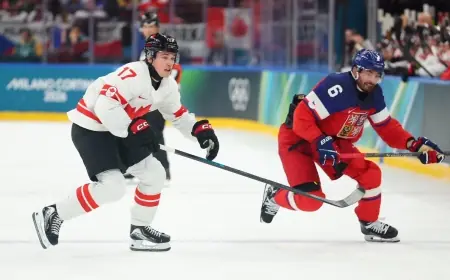 Canada opens 2026 Olympic men’s hockey with 5–0 win over Czechia