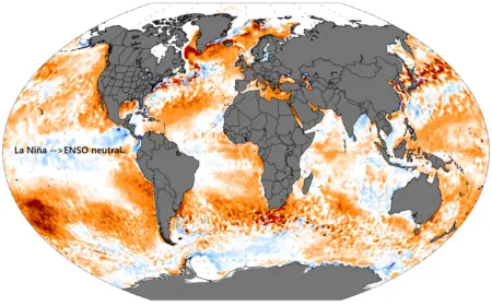 Transition from La Niña to ENSO-Neutral Continues, Delaying El Niño Arrival