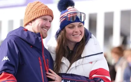 Breezy Johnson engaged after finish-area proposal caps a whirlwind Olympic week