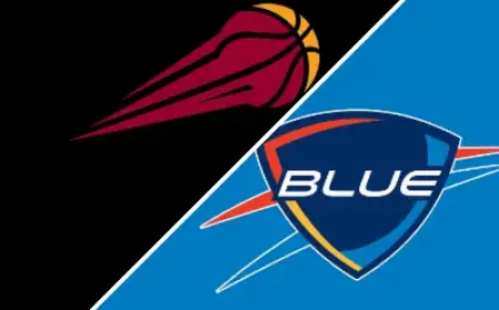 Blue Triumphs Over Skyforce 127-118 in Thrilling Game Recap