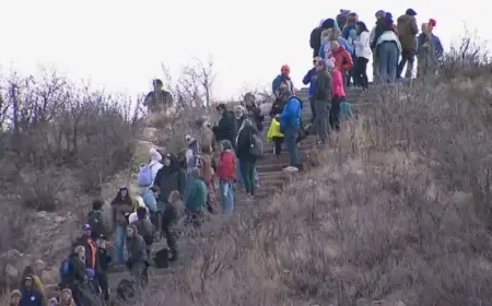 Thousands of Survivor fans sprint up Colorado’s Challenge Hill in real-world idol hunt