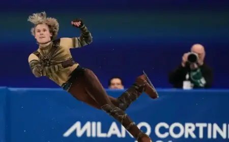 Malinin Eyes World’s Toughest Quad in Olympic Skating Finale