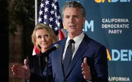 Newsom’s Visit to Key Primary State Fuels 2028 Presidential Speculation