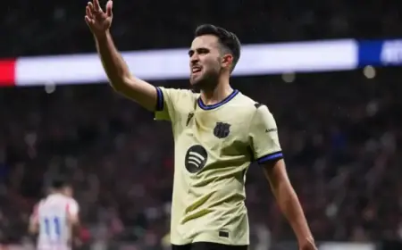 Eric Garcia Addresses Red Card Controversy in Barcelona vs Atletico Match