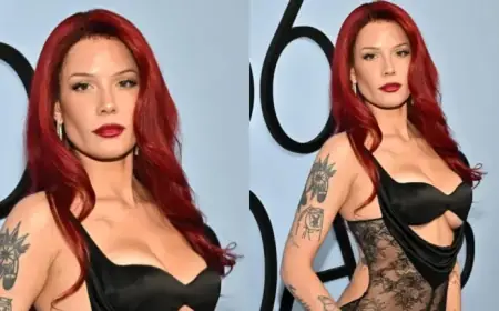 Halsey Embraces Gothic Style in Striking Black Lace