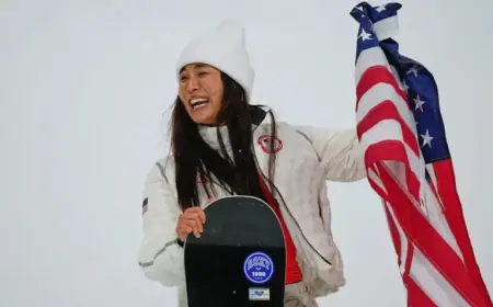 Chloe Kim Misses Halfpipe Gold but Stays Regret-Free