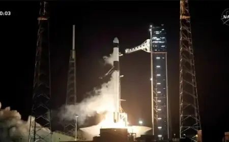 SpaceX, NASA Launch Astronauts to Relieve Minimal ISS Crew