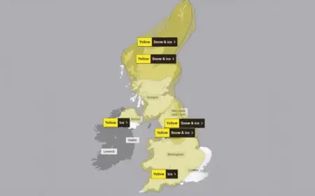 Met Office Issues Health Alert Amid Snow and Ice Warning