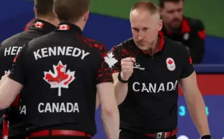 Canada Secures Second Consecutive Olympic Men’s Curling Win Over U.S.