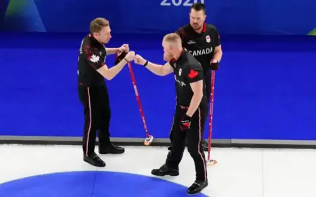 Brad Jacobs Shines in Canada’s Olympic Curling Victory