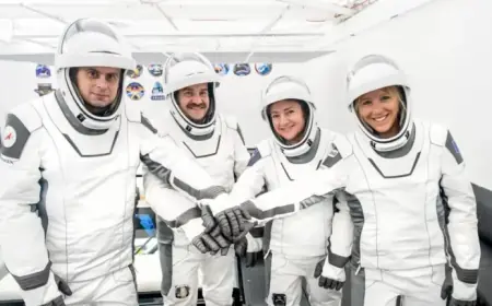 NASA’s Crew-12 Launches Four Astronauts to International Space Station