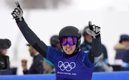 Austria’s Haemmerle Clinches Back-to-Back Olympic Snowboardcross Titles