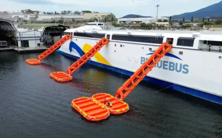 World’s Largest Battery-Electric Ferry Tests Safety Systems in Hobart