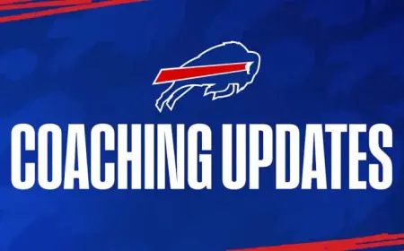 Bills round out 2026 staff: Leonhard, Carmichael, Rodgers in; promotions headline Joe Brady’s build