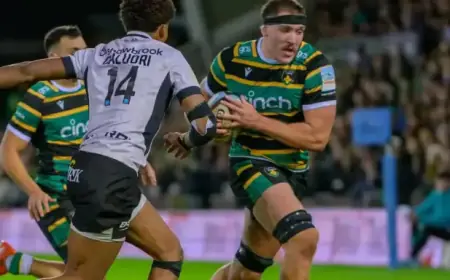 Lockett Leads Northampton Against Harlequins in PREM Rugby Cup Clash