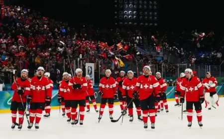 Swiss Men’s Hockey Team Ready to Challenge Powerhouse Canada