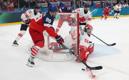 Canada hockey blanks Czechia 5-0 in Olympic opener as Binnington steals the show