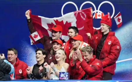 Canada Ranks Top Five After Day One of Olympic Figure Skating Event