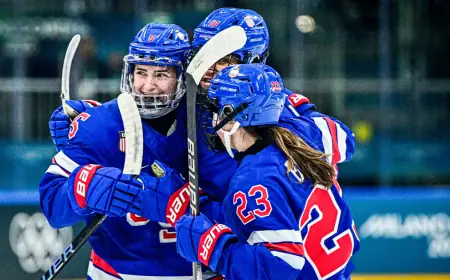 US women’s hockey team surges to 5-0 lead on Italy in Olympic quarterfinal