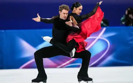 Madison Chock, Evan Bates Address Judging Controversy After Winning Silver Medal
