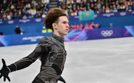 Mikhail Shaidorov’s Olympic Costume Shines in High-Fashion Spotlight