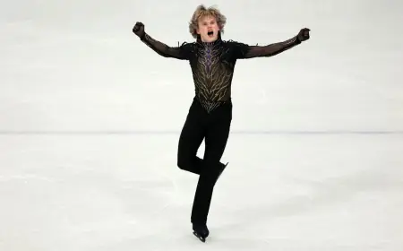 Ilia Malinin’s Olympic men’s free skate ends in upset as “Quad God” misses gold