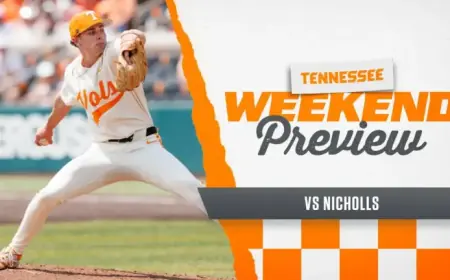 Vols Launch Elander Era Against Nicholls in BSB Matchup