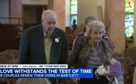 Eight Couples Renew Vows at Hearthwood Senior Living Before Valentine’s Day 2026