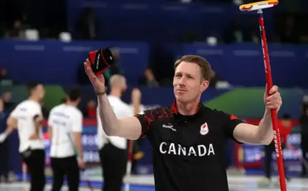 Men’s Curling Team Remains Unbeaten at Olympics; Women’s Team Falls 9-8