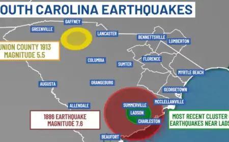 Recent Low Country Earthquakes Echo State’s Violent Seismic History