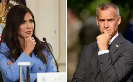 Trump Claims He Uncovered Kristi Noem’s Alleged Affair with Corey Lewandowski