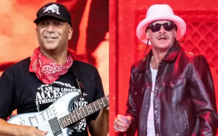 Tom Morello Critiques Kid Rock’s Sparse Crowd at ‘All-American Halftime Show’