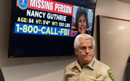 Arizona Sheriff Justifies DNA Use in Nancy Guthrie Search