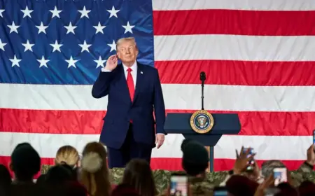 Trump Appeals to Soldiers with Partisan Speech at Fort Bragg