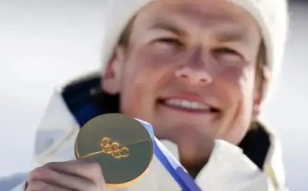 Klaebo Equals Winter Olympic Record with Eighth Gold for Norway