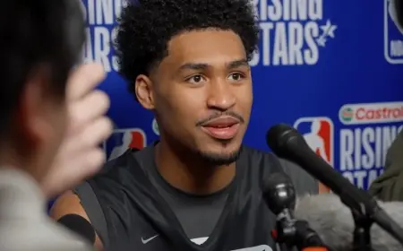 Ron Harper Jr. Brings Family Rivalry to All-Star Weekend, Spurs Rookie Soaks Up Spotlight