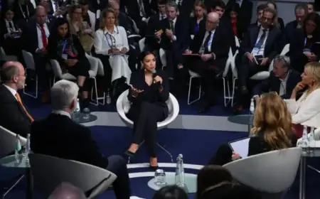 Ocasio-Cortez Presents Working-Class Vision in Munich Amid Minor Missteps