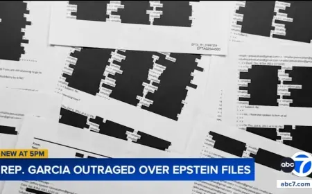 Long Beach Democrat Robert Garcia Condemns DOJ Tracking of Lawmakers' Epstein File Searches