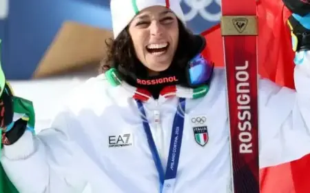 Italian Skier Triumphs with Gold in Stunning Comeback from Leg Break