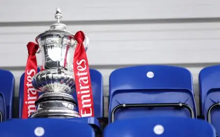 Emirates FA Cup Trophy Visits Historic Macclesfield FC