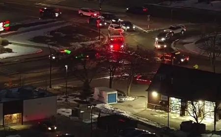 High-pressure gas release closes Ellsworth and State in Washtenaw County; dte crews work to repair line