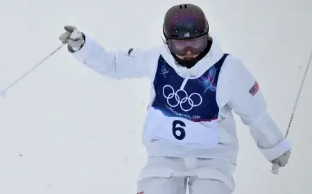 Olivia Giaccio, Tess Johnson just miss dual moguls semifinal at Milano‑Cortina 2026