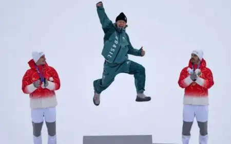 Brazilian Athlete Secures South America’s First Winter Olympics Gold in Giant Slalom