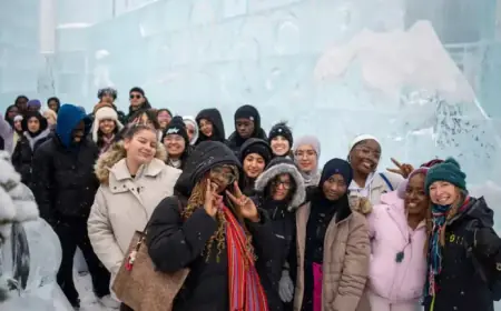 Global Youth Experience Carnaval at Palais de Bonhomme for First Time