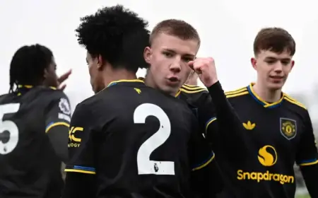 Man Utd Triumphs 4-3 Over West Brom in U18 Premier League Cup